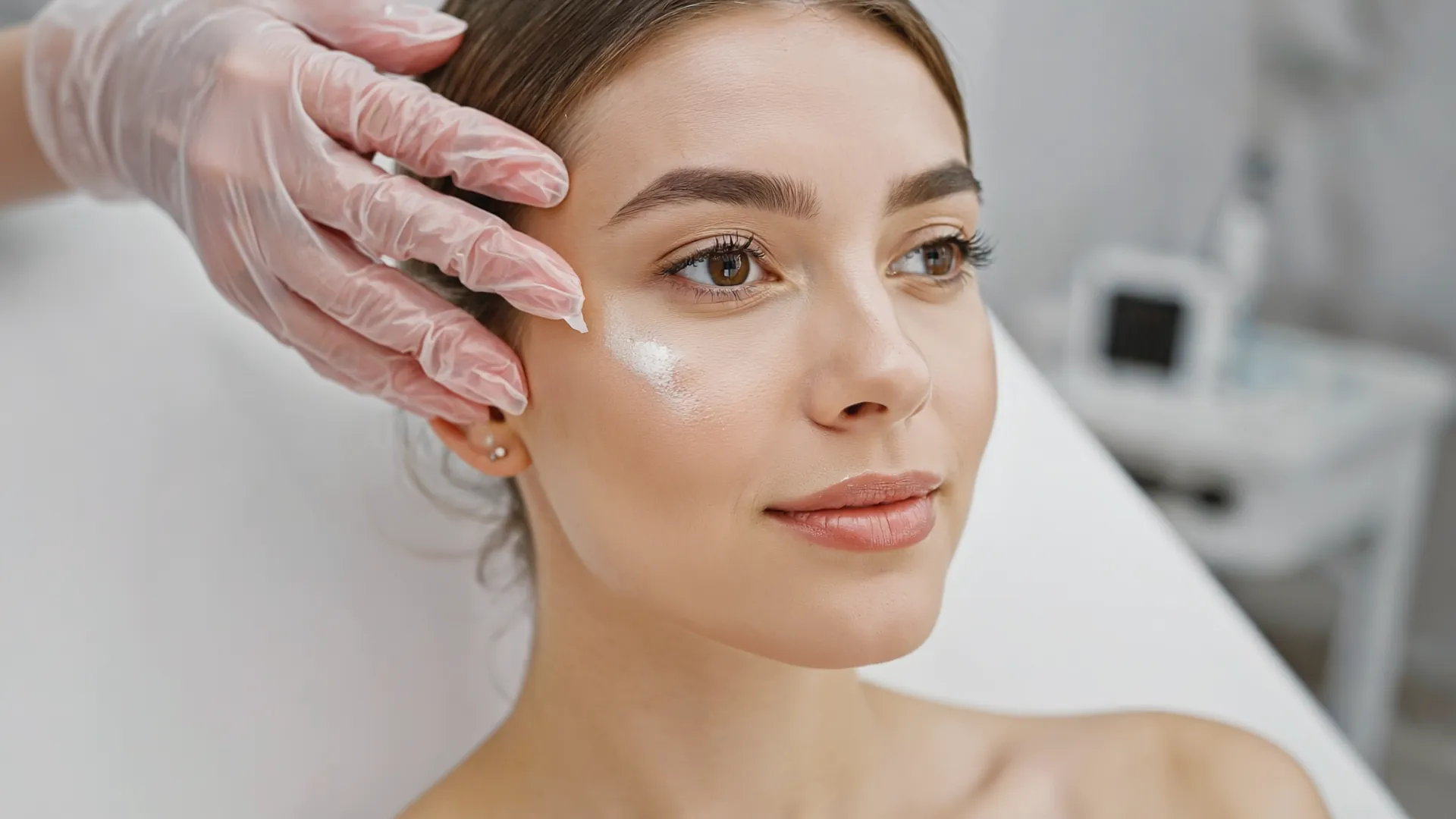 A woman with fair Irish skin and a healthy glow after a Hydrafacial at a Dublin clinic